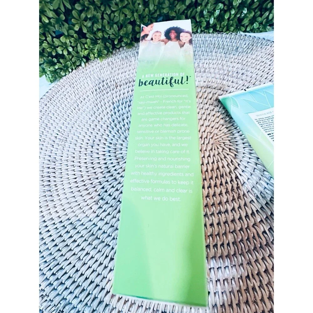C'est Moi Clarify Cleansing Scrub | Gentle Facial Cleanser, Exfoliating Scrub.